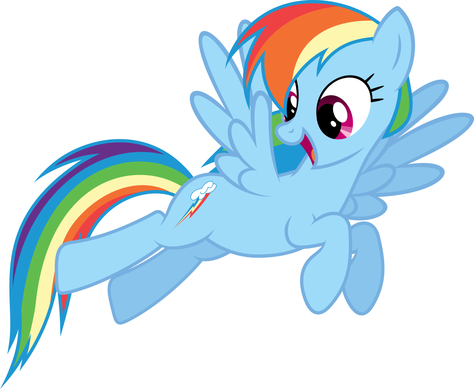 Rainbow Dash - My Little Pony Rainbow Dash (1600x1312)