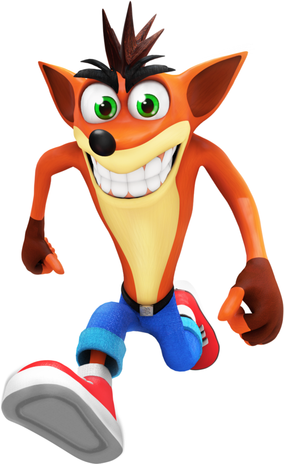 Robbvision 413 52 Crash Bandicoot Render By Nibroc-rock - Crash Bandicoot Render (1024x1024)