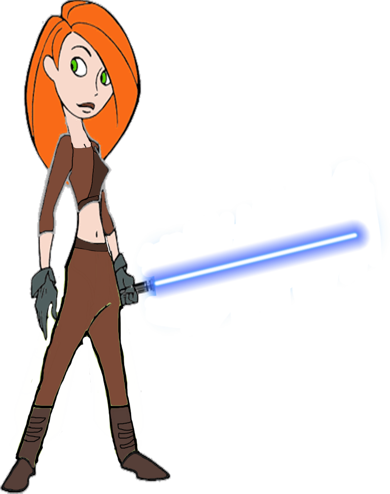 Darthraner83 15 5 Kim Possible As A Jedi Knight By - Kim Possible (782x990)