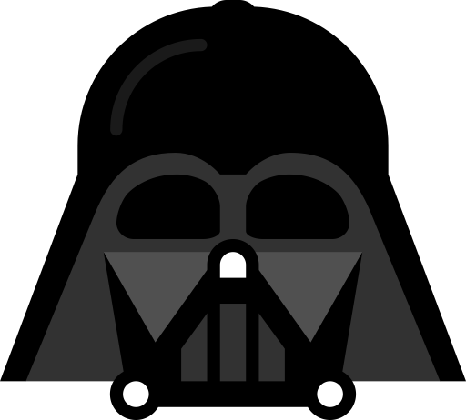 Darth Vader Clipart White Background - Star Wars Png Icons (512x462)