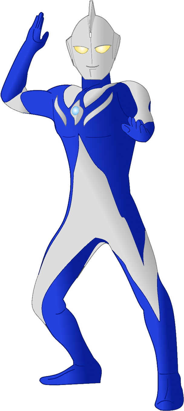 Ultraman Cosmos Vector By Thecrazebling Ultraman Cosmos - Ultraman Cosmos (705x1451)