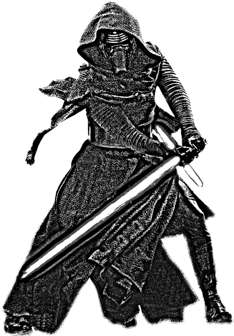 Star Wars Drawings Favourites By Ulitata On Deviantart - Kylo Ren Transparent Png (1024x1274)