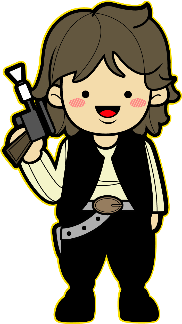 Star Wars Kawaii Saga - Star Wars Characters Cartoon (1200x1500)