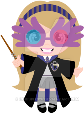 Chrispix326 0 0 Luna Lovegood With Glasses By Chrispix326 - Illustration (400x400)