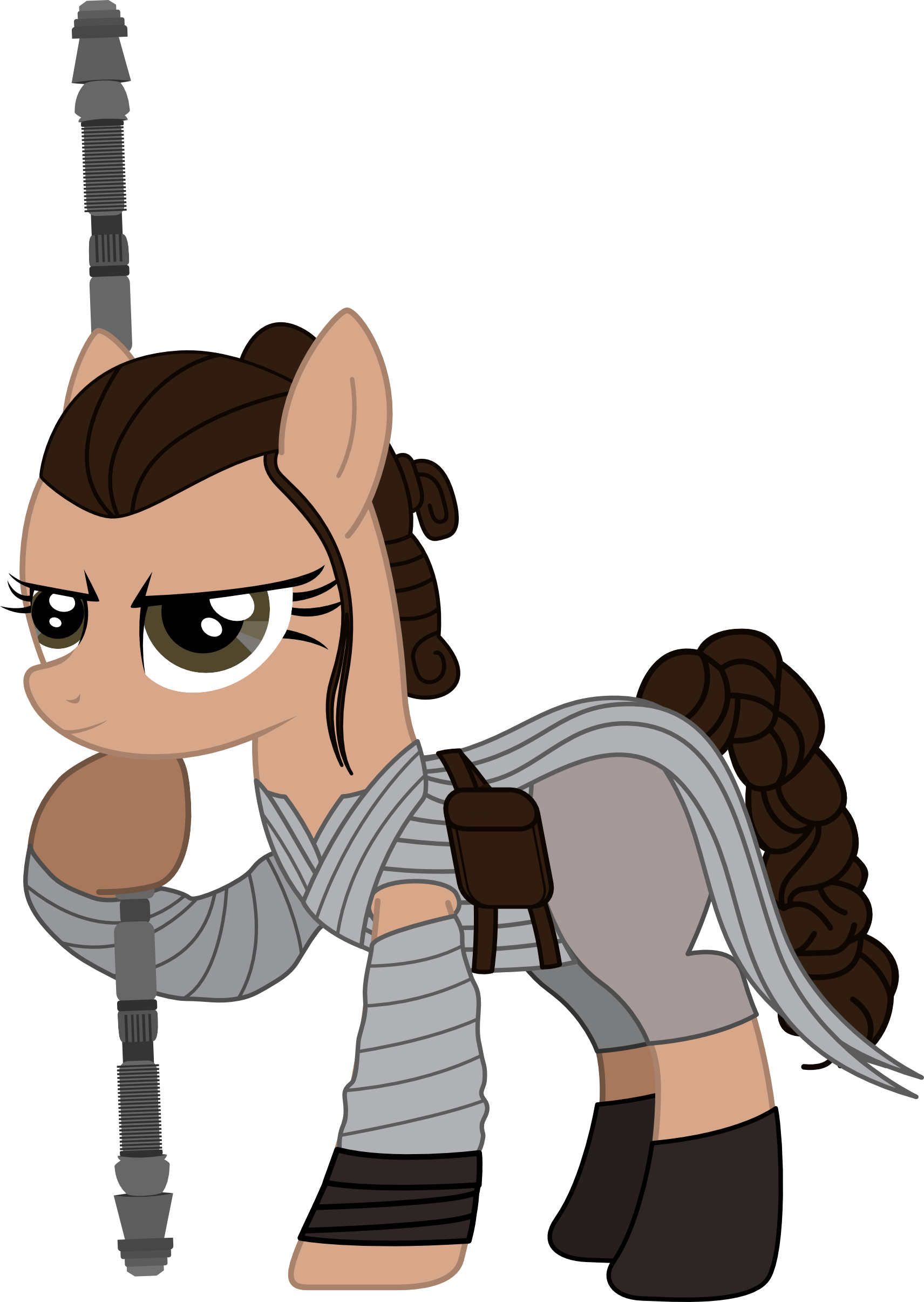 1417909 Safe Artist Colon Sonofaskywalker Ponified - Star Wars Pony (1712x2412)