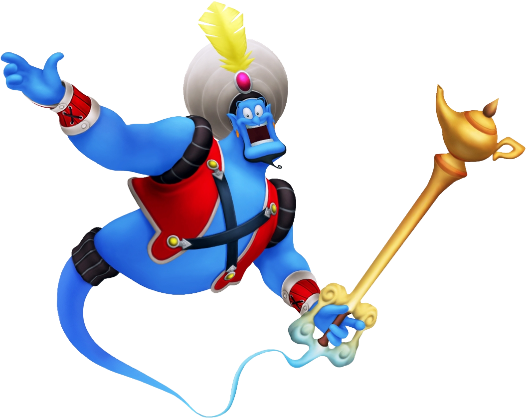 Genie - Genie Summon Kingdom Hearts 2 (1068x848)