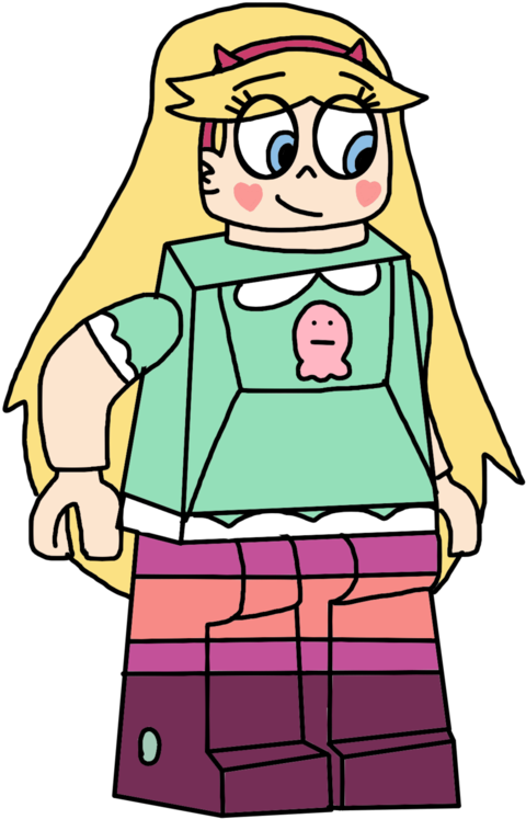 Lego Star Butterfly By Marcospower1996 - Lego Star Vs The Forces Of Evil (894x894)