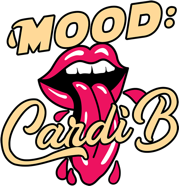 Cardi B - America Hip Hop Tshirt Sticker (630x720)