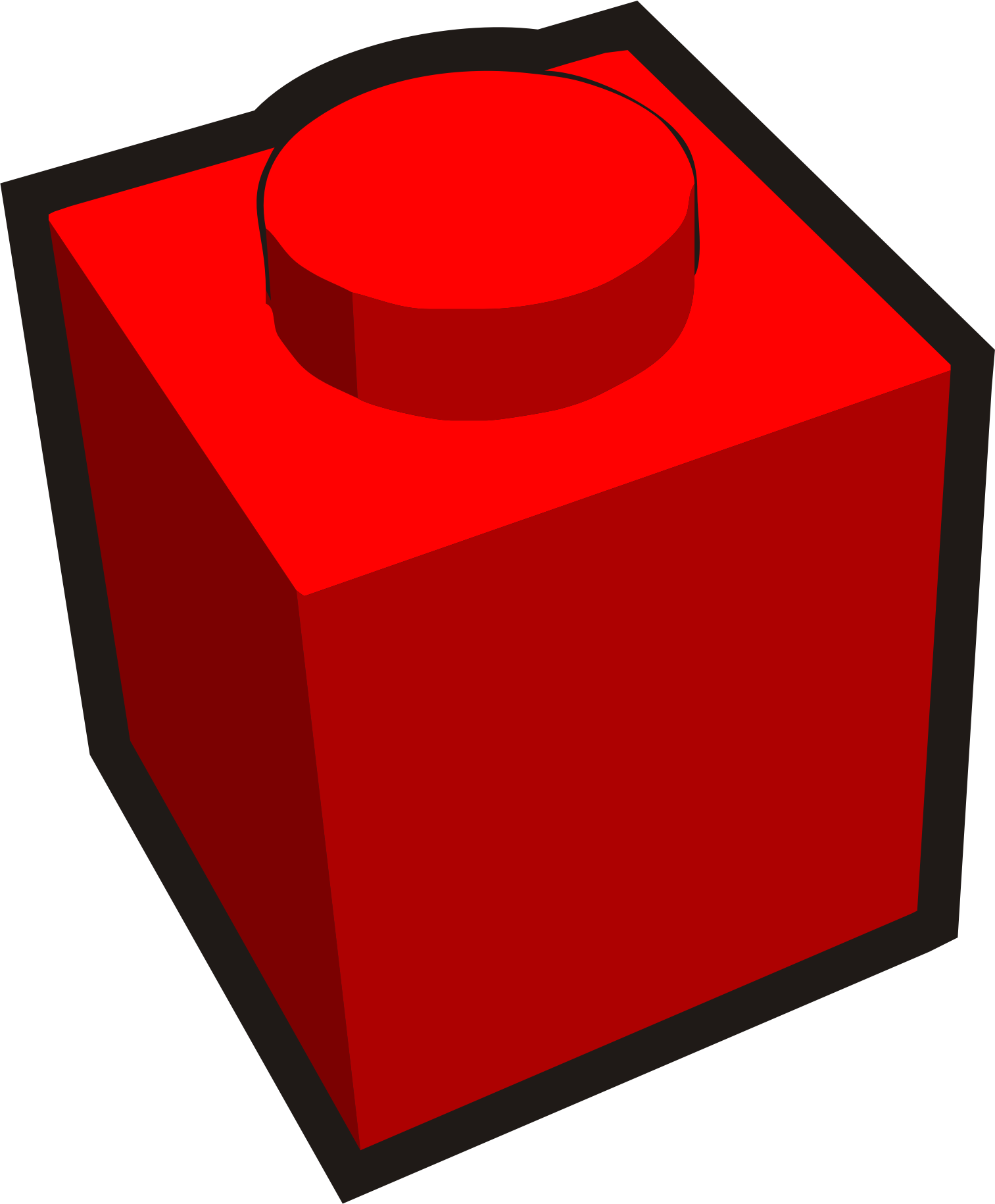 Big Image - Lego Brick Clip Art (1513x1830)