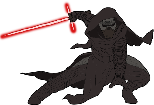 Star Wars Clip Art - Star Wars The Force Awakens Clipart (600x418)