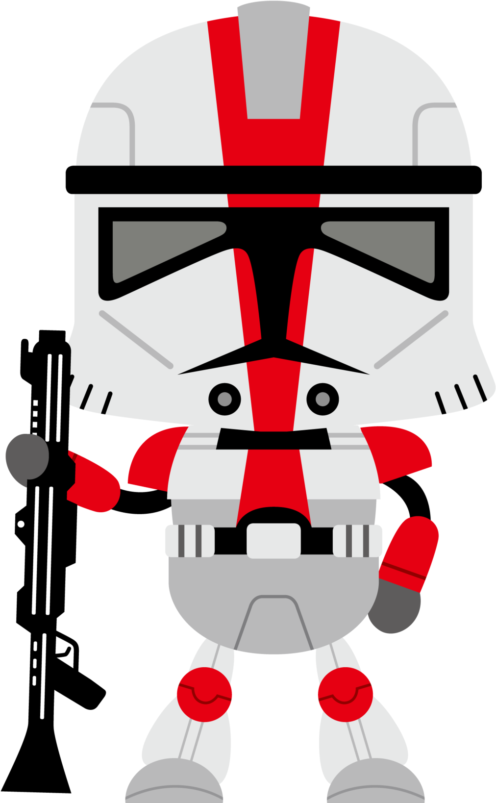 Pin By Lizet Delgado On Star Wars Minus - Clipart Of Clone Troopers (1024x1641)