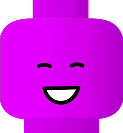 Lego Clipart Lego Faces - Purple Lego Clipart (600x650)