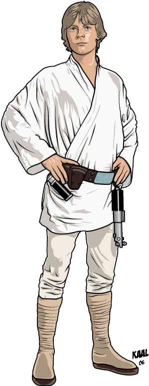Luke - Star Wars Clipart Luke Skywalker (900x900)