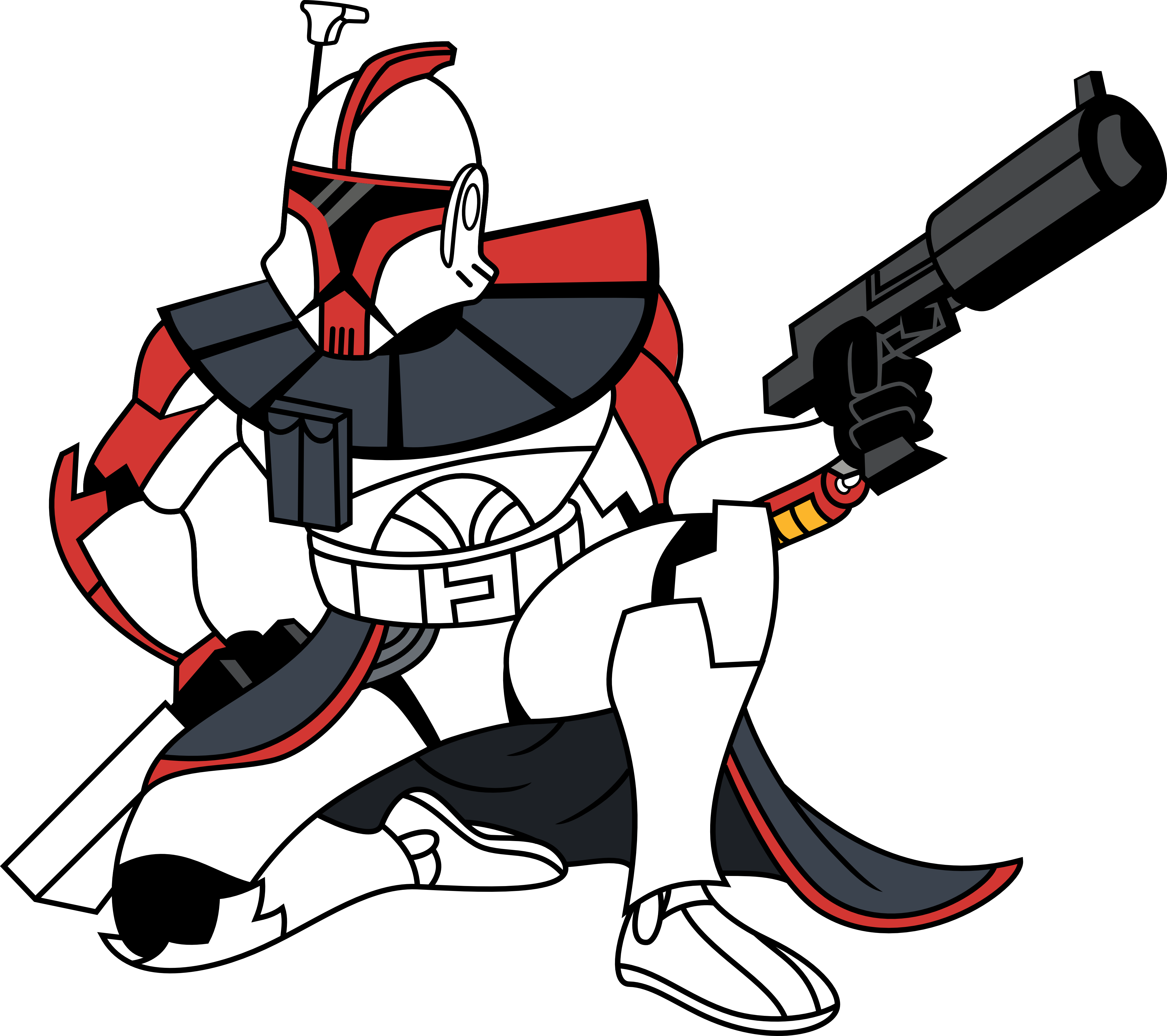 Arc Trooper Captain By V0jelly Arc Trooper Captain - Star Wars Clone Wars 2003 Arc Troopers (4279x3800)