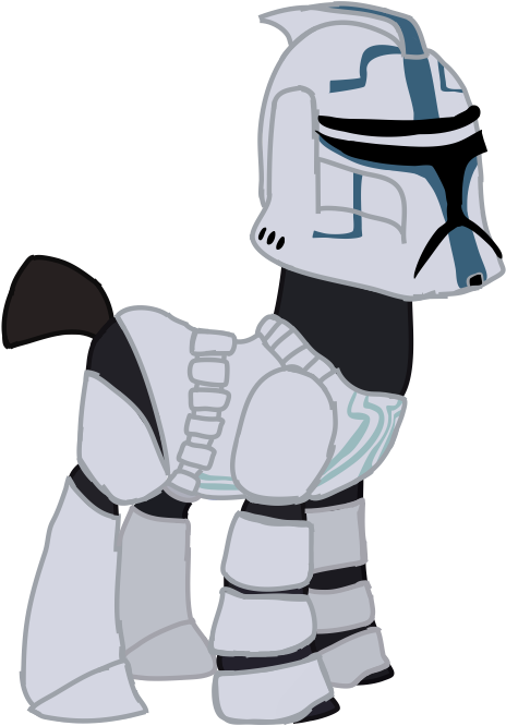 Hardcase From Star Wars The Clone Wars In Mlp By Ripped-ntripps - Star Wars (497x722)