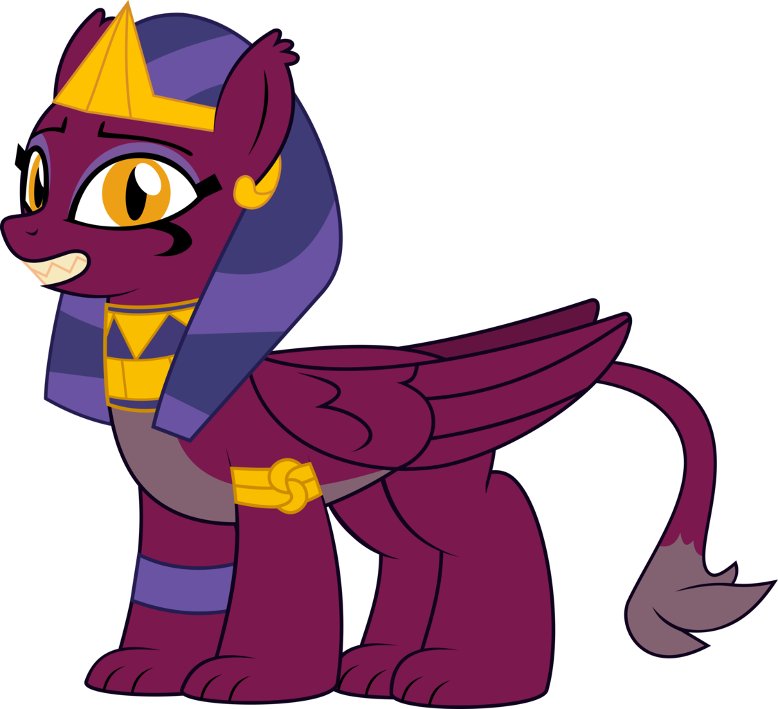 The Sphinx Of Southern Equestria By Jhayarr23 - Mlp Daring Done Sphinx (1124x1024)