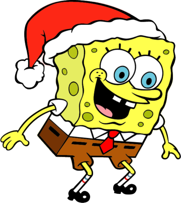 Spongebob Clip Art - Belly Laughs From Bikini Bottom (358x400)