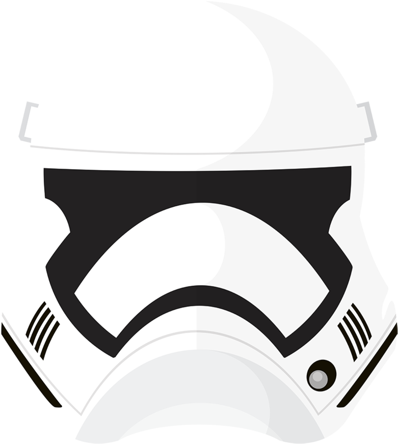 The Force Awakens Stormtrooper Helmet By Pixelkitties - Starbucks Stormtrooper (800x922)