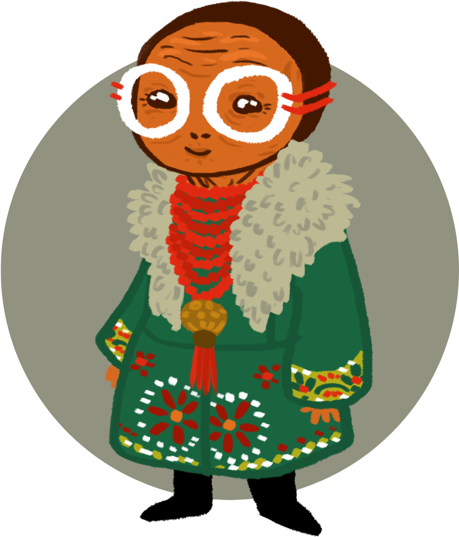 For Some Reason Maz Kanata Reminded Me Of Iris Apfel - Illustration (1280x1280)