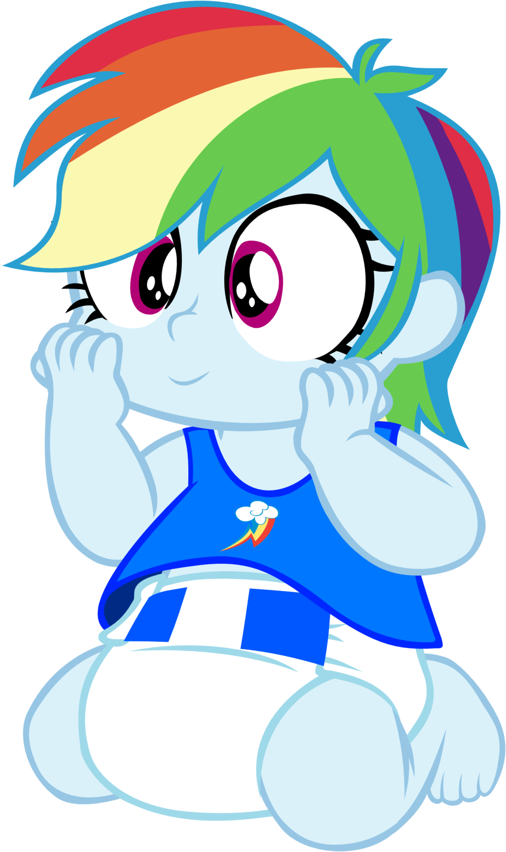 Baby Equestria Girl Rainbow Dash By Megarainbowdash2000 - Baby Rainbow Dash Equestria Girls (1024x1724)