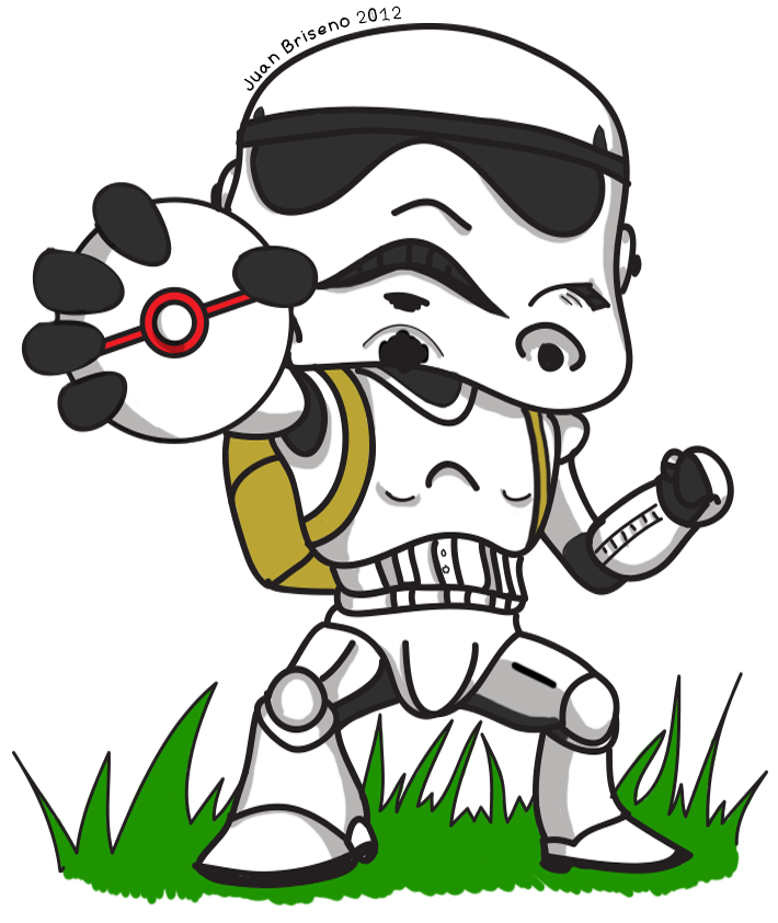 Pokemon Storm Trooper V1 By Whowon On Deviantart - Stormtrooper Pokemon (750x900)