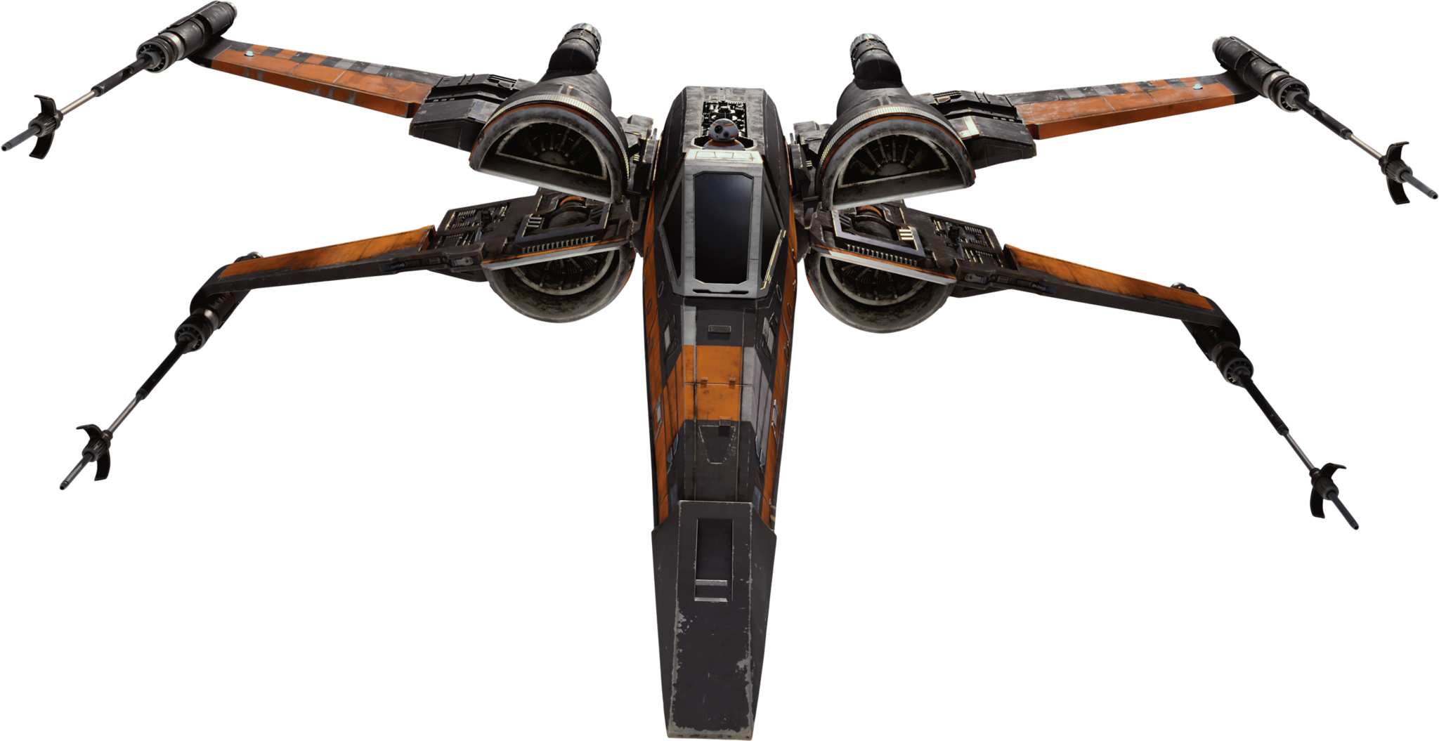 Black Squadron T 70 X Wing - Star Wars Black One (2048x1055)