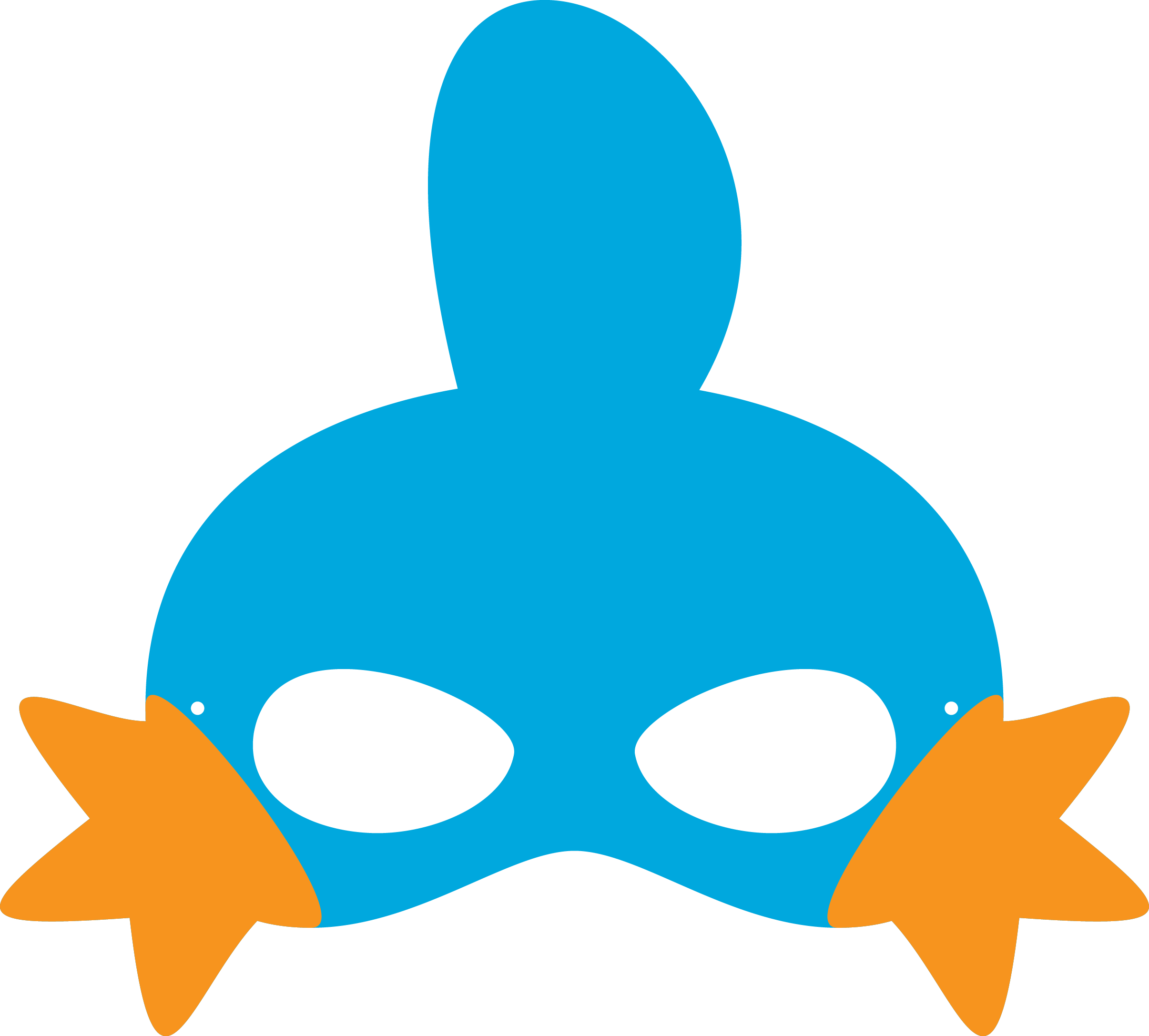 All Of Our Mask Templates - Pokemon Masks To Print (2411x2174)