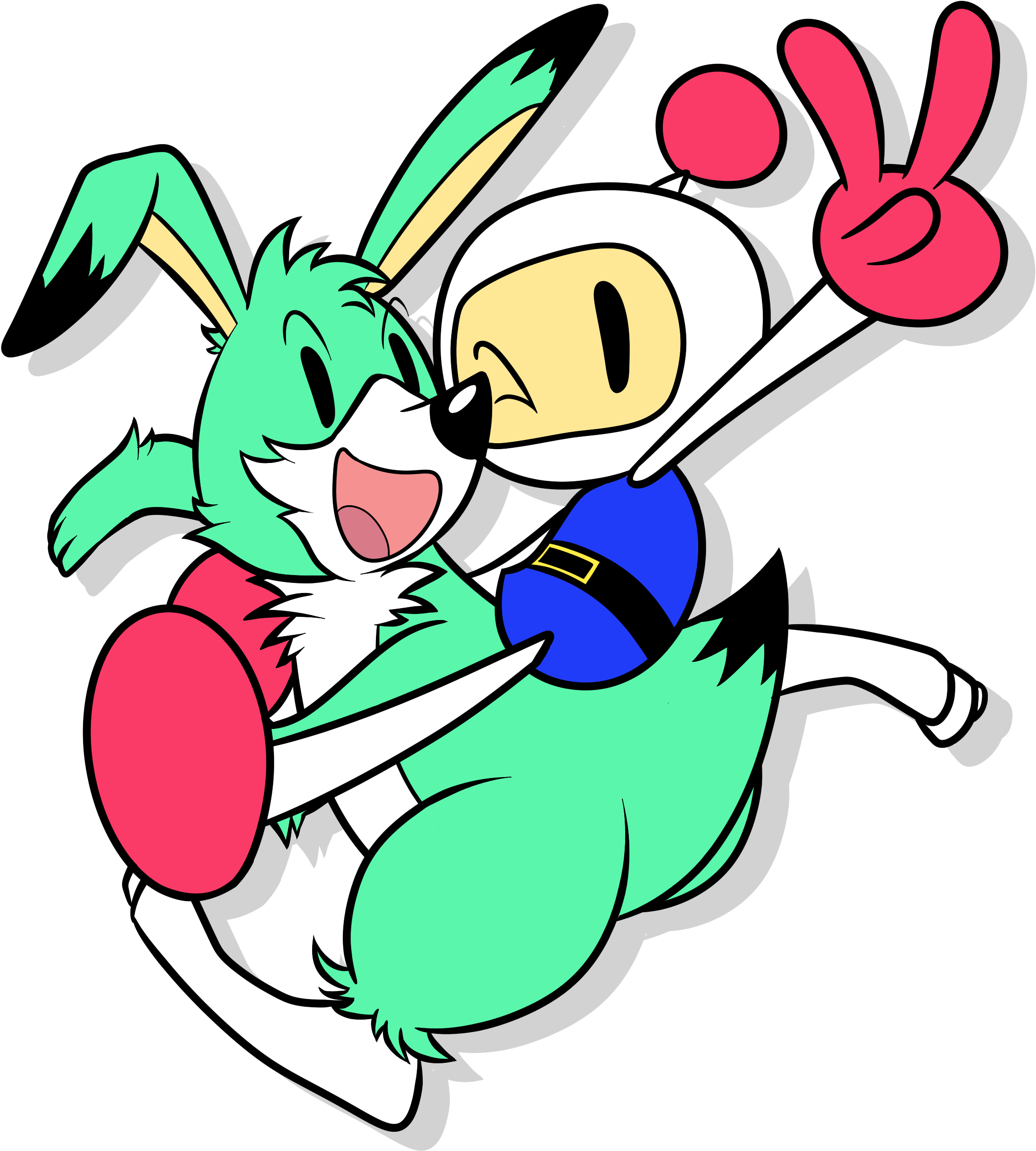 View Samegoogleiqdbsaucenao Super Bomberman R Louie - Super Bomberman R (2500x2900)