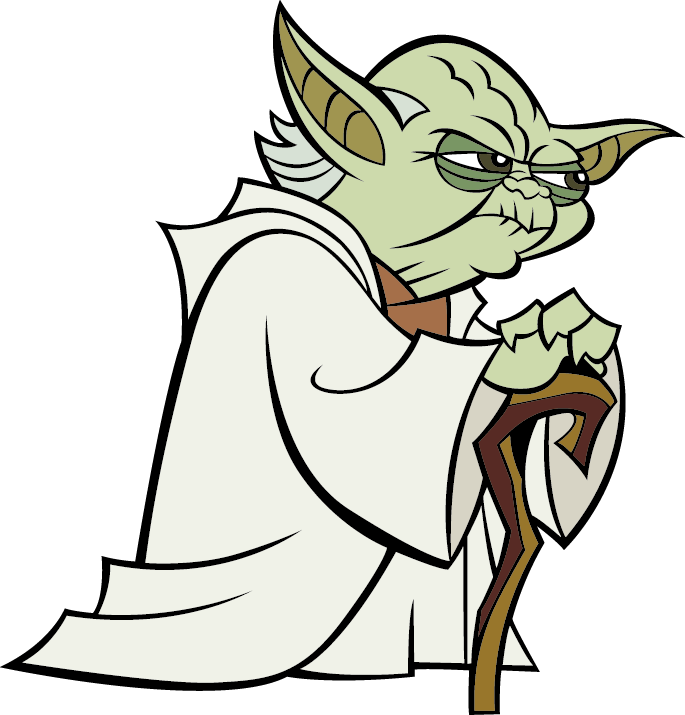 Yoda Anakin Skywalker Mace Windu Star Wars - Yoda Cartoon Transparent Background (685x715)