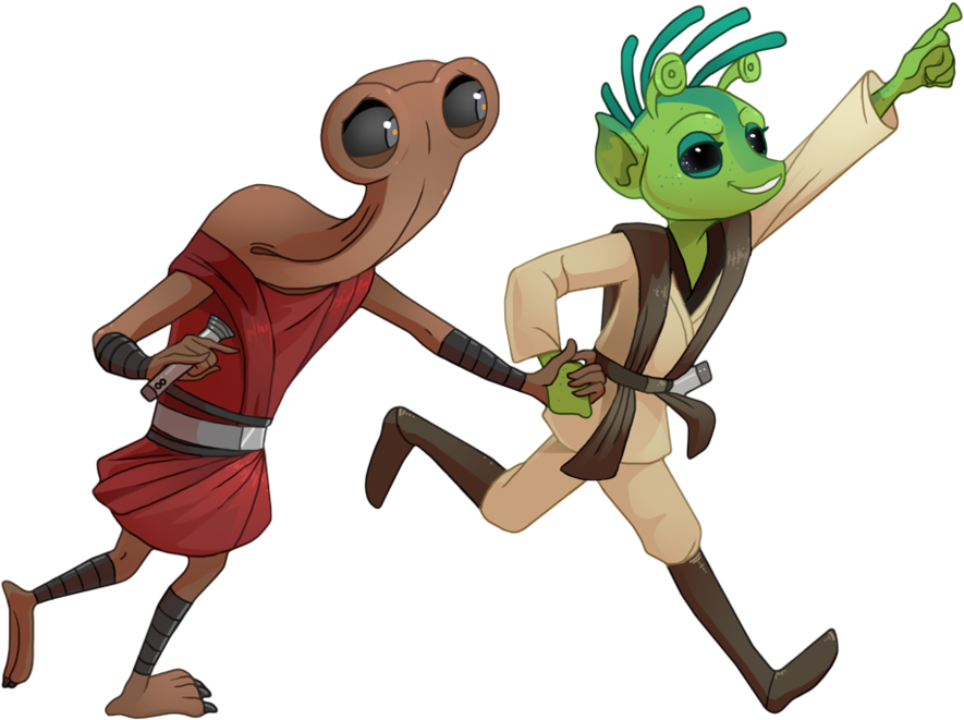 You Expect Us To Learn From A Droid By Drzime - Cartoon (1037x771)