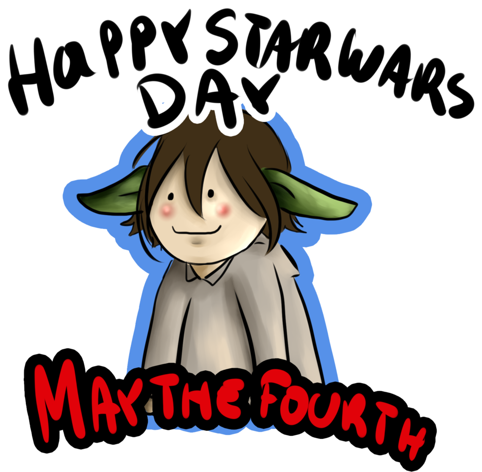 Happy Star Wars Day By Kukla-factory - Cartoon (1024x986)