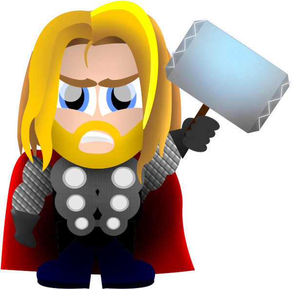 Thor Clipart Cartoon - Thor Clipart (643x662)