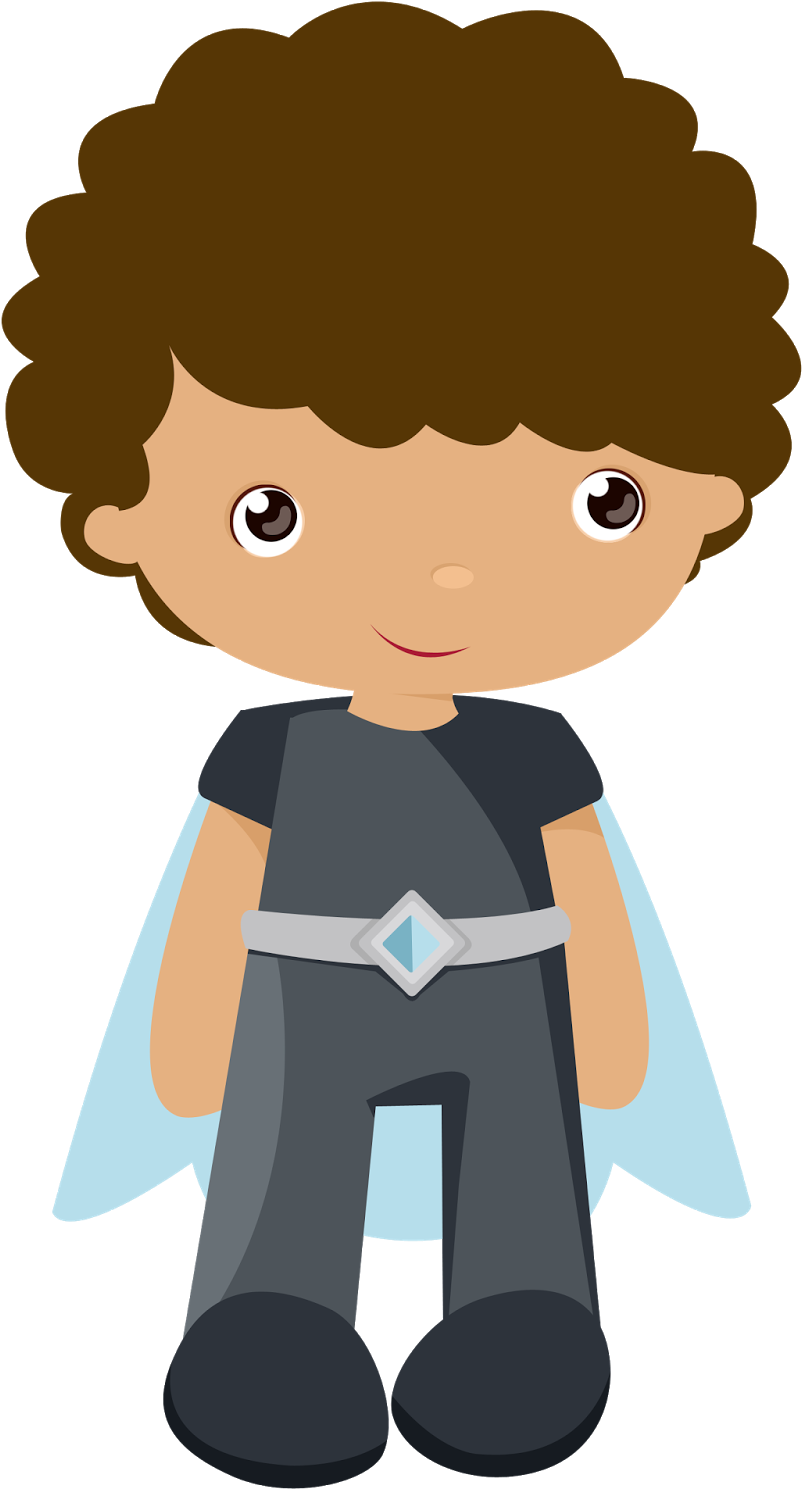 Kids Dressed As Superheroes Clipart - Principe De Cenicienta Kawaii (1061x1600)