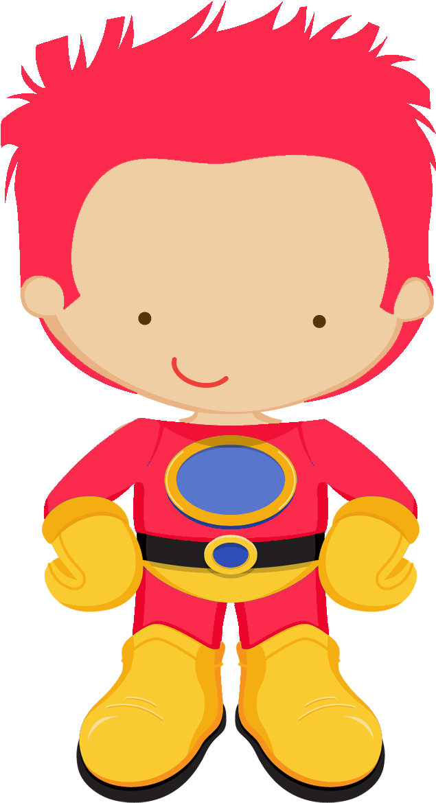 Kids Dressed As Superheroes Clipart - Superhero (1500x1500)