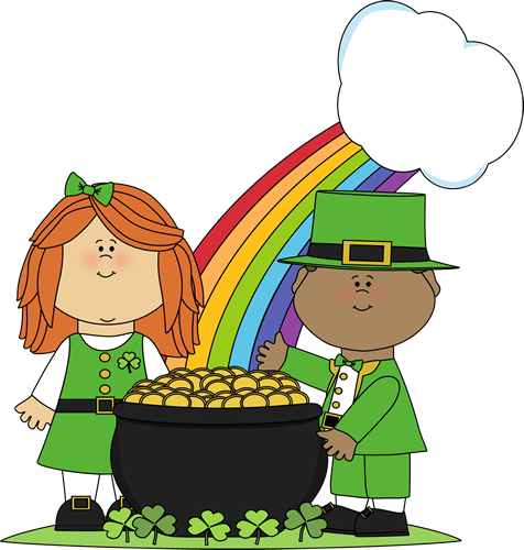 Saint Patrick's Day Children - St Patricks Day Clipart Kids (476x500)