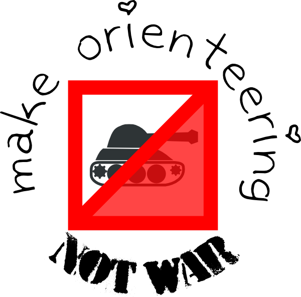 Make Orienteering And Not War Clip Art - Behälter Sie (grüne Farbe) Karte (600x592)