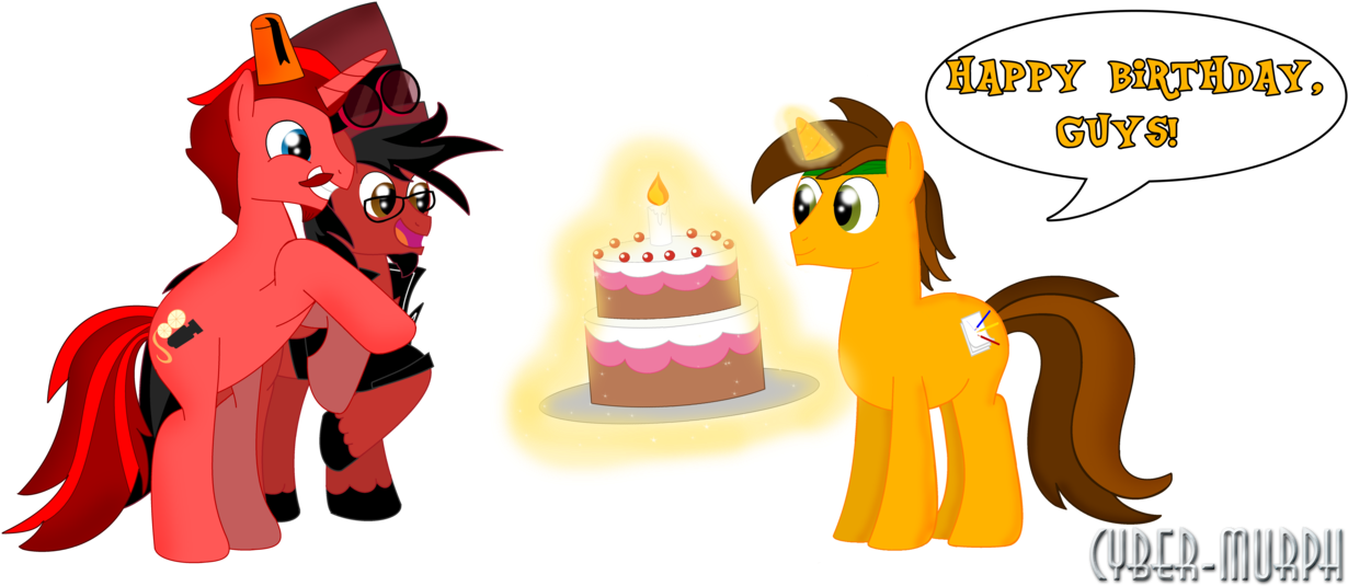 Happy Birthday, Dajoestanator And Toonkriticy2k By - Birthday (1280x549)