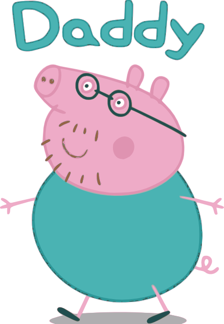 Movies, Personal Use, Peppa Pig 2, - Daddy Pig Phone Case - Samsung Galaxy S4 (460x665)