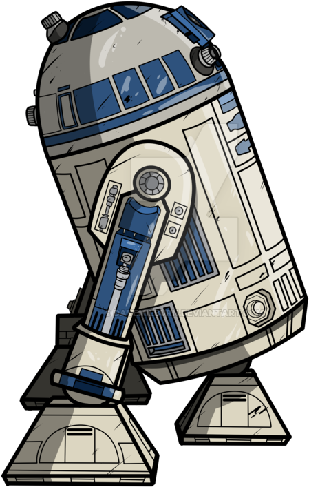 Davemilburn 79 1 R2d2 By Davemilburn - R2d2 Png (600x850)