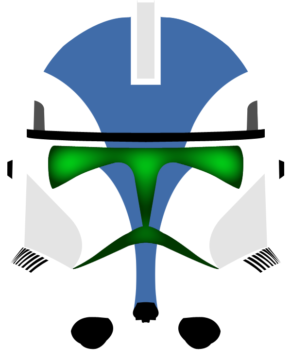501st Jet Trooper Helmet By Pd Black Dragon - Clone Trooper (624x782)