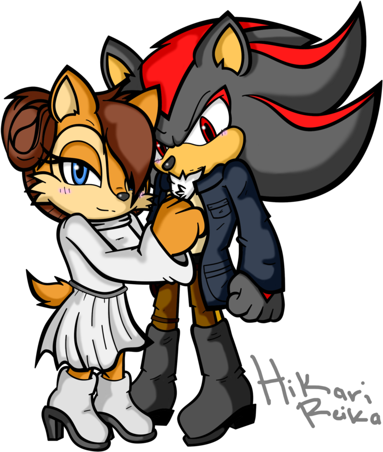 Shadow X Sally By Shadow-boom - Cartoon.