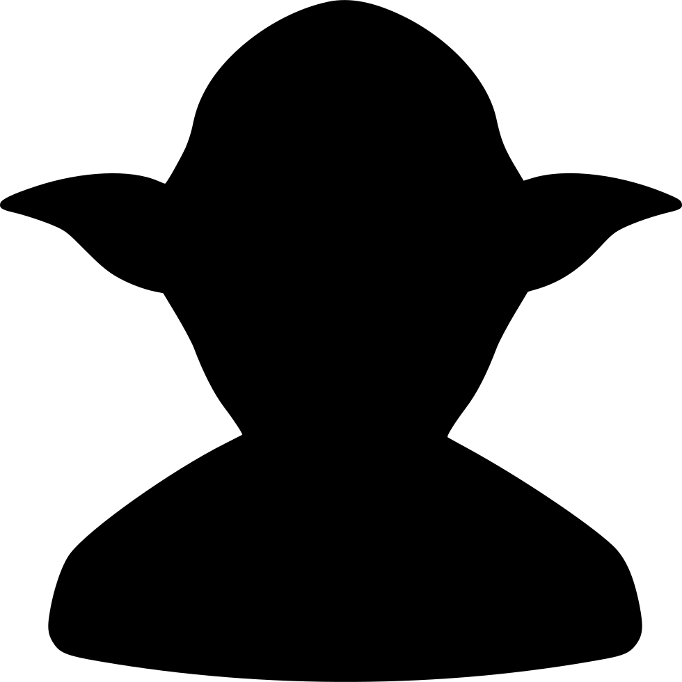 Contact Starwars User Default Yoda Comments Free Star Wars Svg Files 980x980 Png Clipart Download
