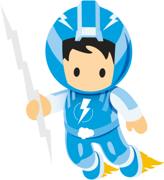 Discover Lightning In A Developer Edition Near You - Salesforce Trailhead Characters (350x392)