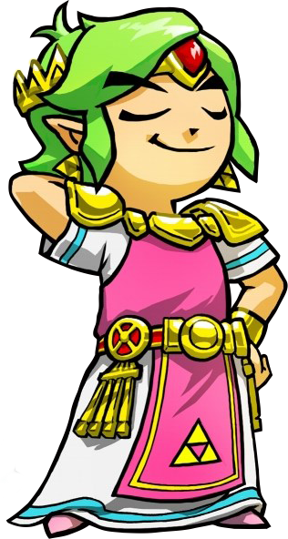 Tri Force Heroes Artwork Legendary Dress - Link Four Swords Zelda (316x592)