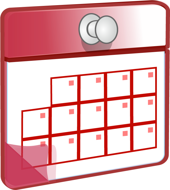 9 18 Pink Calendar - Calendar Png (853x853)