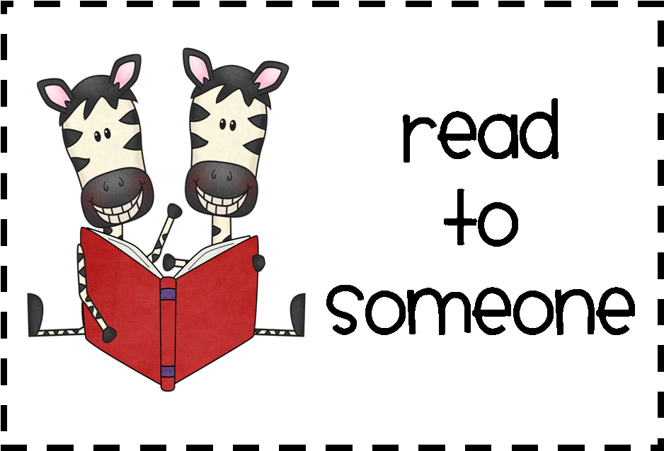 Daily Five Clip Art - Reading To Someone Clipart (947x647)