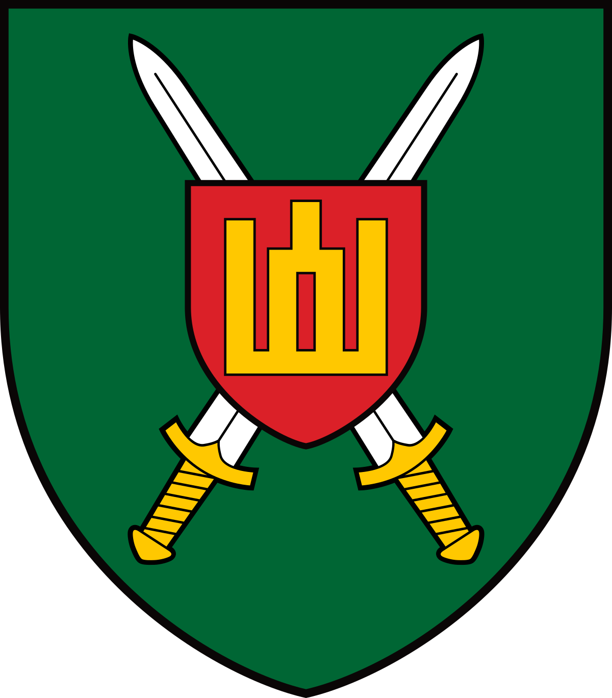 Insignia Of The Lithuanian Land Force - Latvian Land Forces (1200x1368)