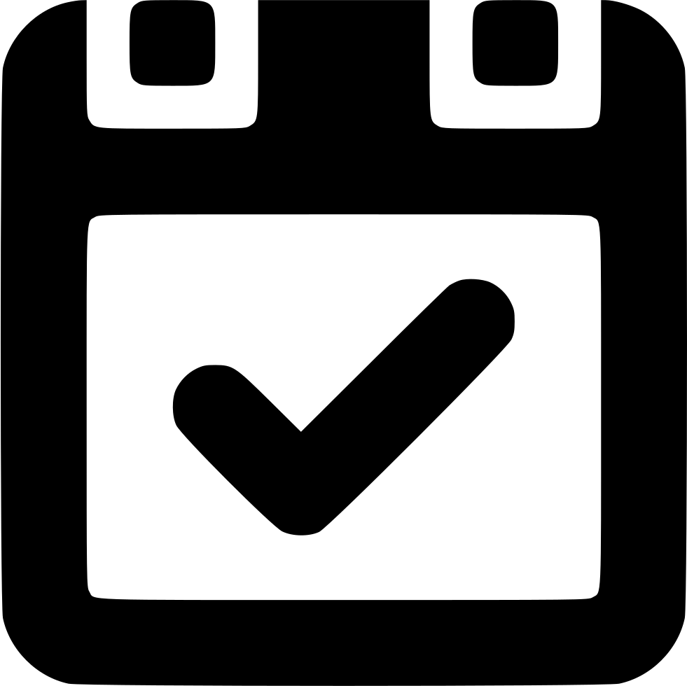 Calendar Date Event Month Todo Check Comments - Calendar (981x980)