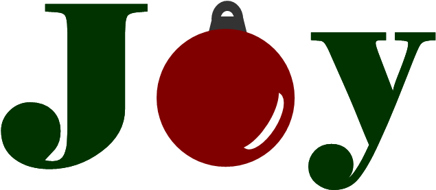 Word - Joy Clipart Christmas (765x765)