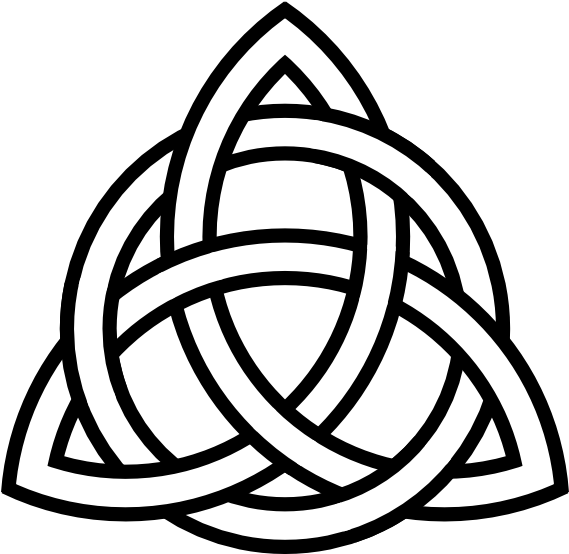 Triquetra Tattoo Clip Art - Celtic Symbol Of Hope (1280x1190)